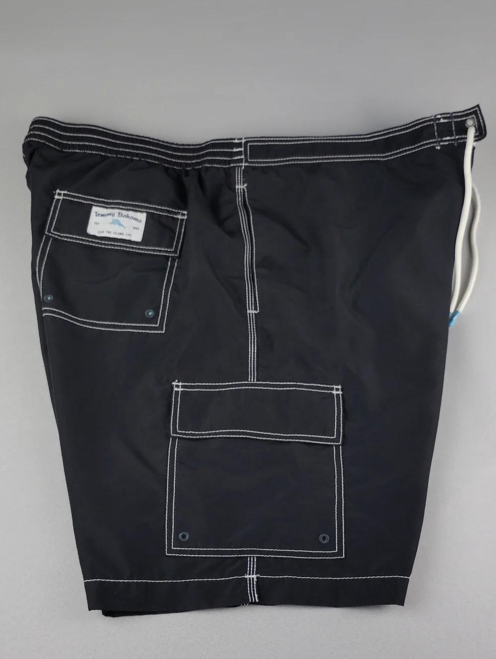 Tommy Bahama Men's Black Swim Trunks.